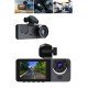 Araç İçi Dikiz Kamerası Sürüş Kaydedici 3 Lensli DVR Kamera