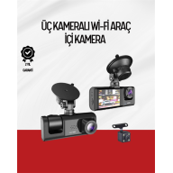 170° Geniş Açı Ön-Arka-İç Kamera Seti – Tam Kapsamlı Araç Güvenliği 170° Geniş Açı Ön-Arka-İç Kamera Seti – Tam Kapsamlı Araç Güvenliği