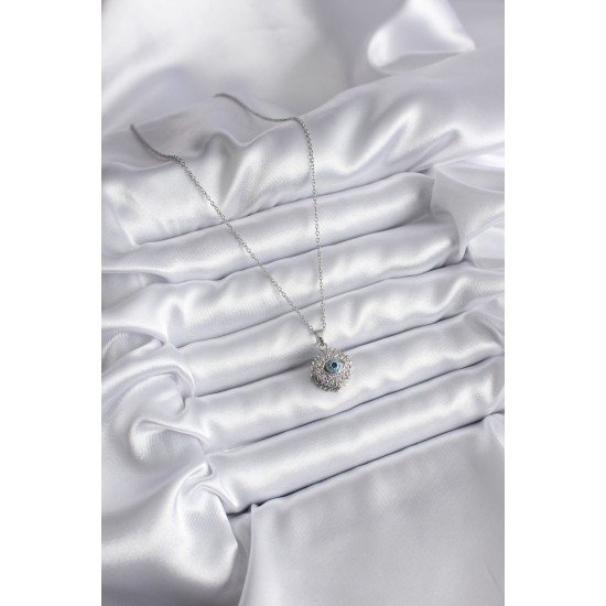 316L Çelik Gold Renk Zirkon Taşlı Göz Model Kadın Kolye 316L Çelik Gold Renk Zirkon Taşlı Göz Model Kadın Kolye