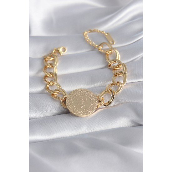 316L Çelik Gold Renk Tam Altın Model Samanyolu Kadın Bileklik 316L Çelik Gold Renk Tam Altın Model Samanyolu Kadın Bileklik