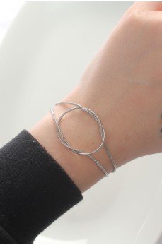 316L Çelik Gümüş Renk Düğüm Model Bileklik