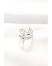 Yıldız Model Silver Renk Ayarlanabilir Yüzük