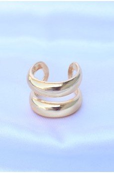 Pirinç Gold Renk Ayarlanabilir Şerit Yüzük