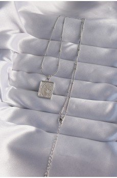 316L Çelik Zincir Gümüş Renk Zirkon Taşlı Ay Yıldız Figürlü Tarot Kolye 316L Çelik Zincir Gümüş Renk Zirkon Taşlı Ay Yıldız Figürlü Tarot Kolye