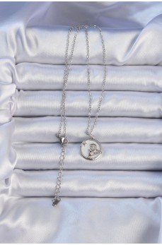 316L Çelik Zincir Gümüş Renk Zirkon Taşlı Mineli Melek Kolye 316L Çelik Zincir Gümüş Renk Zirkon Taşlı Mineli Melek Kolye