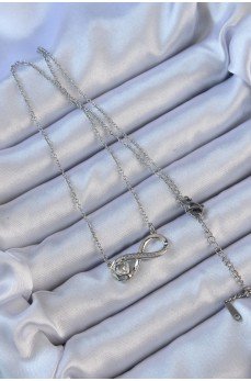 316L Çelik Zincir Gümüş Renk Zirkon Taşlı Minimal Kalp Figür Sonsuzluk Kolye 316L Çelik Zincir Gümüş Renk Zirkon Taşlı Minimal Kalp Figür Sonsuzluk Kolye