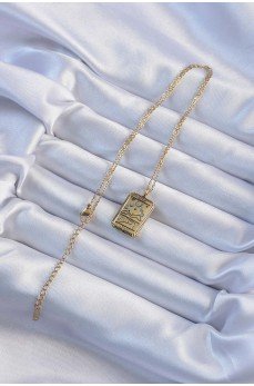 316L Çelik Zincir Eskitme Altın Renk Ay Figürlü Tarot Kolye 316L Çelik Zincir Eskitme Altın Renk Ay Figürlü Tarot Kolye