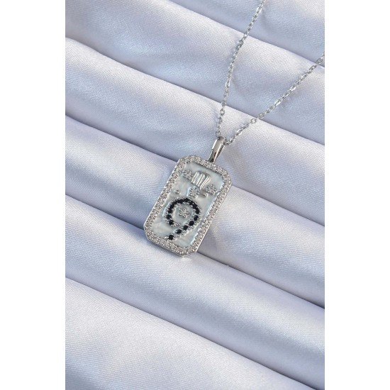 316L Çelik Zincir Gümüş Renk Zirkon Taşlı Minimal Papatya Figürlü Tarot Kolye 316L Çelik Zincir Gümüş Renk Zirkon Taşlı Minimal Papatya Figürlü Tarot Kolye