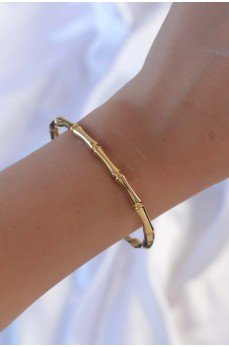 316L Çelik Altın Renk Kemik Model Bileklik