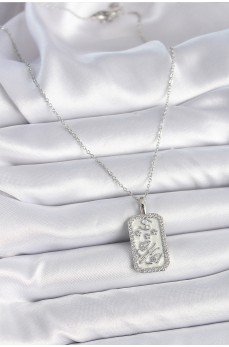 316L Çelik Gümüş Renk Zincir Yengeç Burcu Zirkon Taşlı Kadın Kolye 316L Çelik Gümüş Renk Zincir Yengeç Burcu Zirkon Taşlı Kadın Kolye