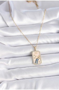 316L Çelik Gold Renk Zincir Kova Burcu Zirkon Taşlı Kadın Kolye 316L Çelik Gold Renk Zincir Kova Burcu Zirkon Taşlı Kadın Kolye