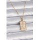 316L Çelik Gold Renk Zincir Yengeç Burcu Zirkon Taşlı Kadın Kolye 316L Çelik Gold Renk Zincir Yengeç Burcu Zirkon Taşlı Kadın Kolye