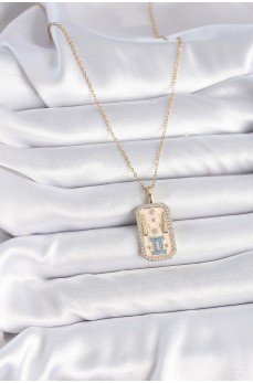 316L Çelik Gold Renk Zincir İkizler Burcu Zirkon Taşlı Kadın Kolye 316L Çelik Gold Renk Zincir İkizler Burcu Zirkon Taşlı Kadın Kolye