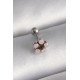 316L Çelik Gümüş Renk Zirkon Taşlı Çiçek Tragus Piercing 316L Çelik Gümüş Renk Zirkon Taşlı Çiçek Tragus Piercing