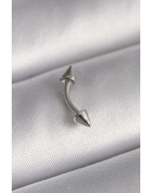 316L Çelik Gümüş Renk Çivi Model Piercing