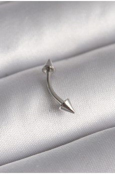 316L Çelik Gümüş Renk Çivi Model Piercing