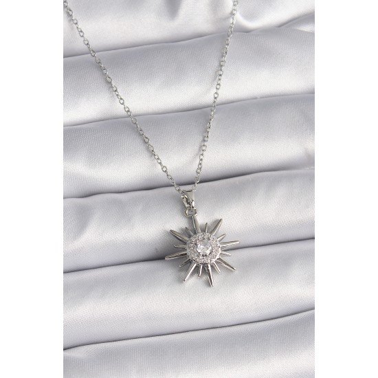 316L Çelik Gümüş Renk Zincir Zirkon Taşlı Güneş Model Kadın Yüzük 316L Çelik Gümüş Renk Zincir Zirkon Taşlı Güneş Model Kadın Yüzük