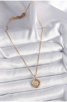 316L Çelik Gold Renk Zincir Gold Altın Model Kadın Kolye 316L Çelik Gold Renk Zincir Gold Altın Model Kadın Kolye