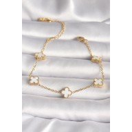 316L Çelik Gold Renk Baby Boy Yonca Model Kadın Bileklik