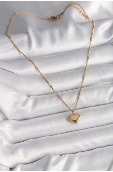 316L Çelik Gold Renk Zincir Love İşlemeli Kalp Figür Kadın Kolye 316L Çelik Gold Renk Zincir Love İşlemeli Kalp Figür Kadın Kolye