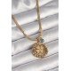 316L Çelik Gold Renk İtalyan Zincir Dorika Yonca Model Nazar Boncuk Detay Kadın Kolye 316L Çelik Gold Renk İtalyan Zincir Dorika Yonca Model Nazar Boncuk Detay Kadın Kolye