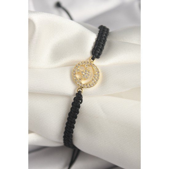 Pirinç Gold Renk Zirkon Taşlı Taç Figür Asansörlü Makrome Model Kadın Bileklik Pirinç Gold Renk Zirkon Taşlı Taç Figür Asansörlü Makrome Model Kadın Bileklik