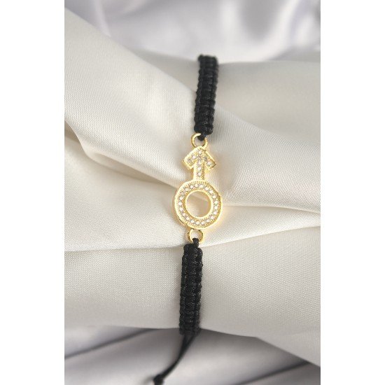 Pirinç Gold Renk Zirkon Taşlı Mars Figür Asansörlü Makrome Model Kadın Bileklik Pirinç Gold Renk Zirkon Taşlı Mars Figür Asansörlü Makrome Model Kadın Bileklik