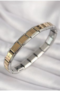 316L Çelik Mix Renk Yazılı Nomination Model Kadın Bileklik