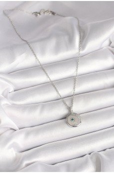 316L Çelik Gümüş Renk Zincir Madalyon Zirkon Taşlı İşlemeli Hilal Yıldız Model Kadın Kolye 316L Çelik Gümüş Renk Zincir Madalyon Zirkon Taşlı İşlemeli Hilal Yıldız Model Kadın Kolye