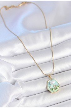 316L Çelik Gold Renk Zincir Mavi Çiçek İşlemeli İnci İşlemeli Portre Model Kadın Kolye 316L Çelik Gold Renk Zincir Mavi Çiçek İşlemeli İnci İşlemeli Portre Model Kadın Kolye
