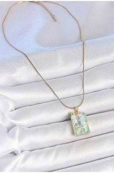 316L Çelik Gold Renk Zincir Mavi Mineli İncili Çiçek İşlemeli Portre Model Kadın Kolye 316L Çelik Gold Renk Zincir Mavi Mineli İncili Çiçek İşlemeli Portre Model Kadın Kolye