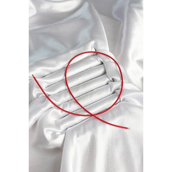 Mıknatıslı  Koyu Kırmızı Renk Sarmal Kadın Bileklik