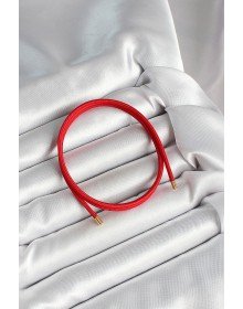 Mıknatıslı  Koyu Kırmızı Renk Sarmal Kadın Bileklik