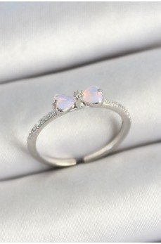 Pirinç Fiyonk Figürlü Zirkon Taşlı Gold Renk Ayarlanabilir Kadın Yüzük