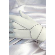 Pirinç Gümüş Renk Esnek Burgu Zincirli Şahmeran