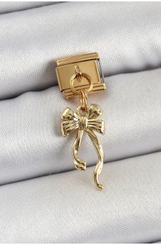 316L Çelik Sallantılı Uzun Fiyonk Model Gold Renk Nomination Charm 316L Çelik Sallantılı Uzun Fiyonk Model Gold Renk Nomination Charm