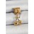 316L Çelik Sallantılı Zirkon Taşlı Fiyonk Model Gold Renk Nomination C316L Çelik Sallantılı Kiraz Model Gold Renk Nomination Charm
