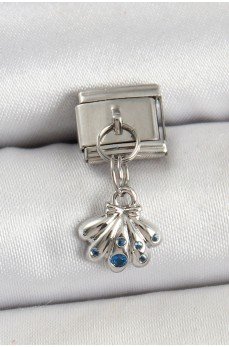 316L Çelik Sallantılı Fiyonklu Buket Model Gümüş Renk Nomination Charm 316L Çelik Sallantılı Fiyonklu Buket Model Gümüş Renk Nomination Charm