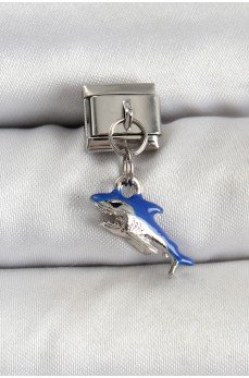 316L Çelik Sallantılı Köpekbalığı Model Gümüş Renk Nomination Charm 316L Çelik Sallantılı Köpekbalığı Model Gümüş Renk Nomination Charm