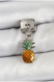 316L Çelik Sallantılı Ananas Model Gümüş Renk Nomination Charm 316L Çelik Sallantılı Ananas Model Gümüş Renk Nomination Charm