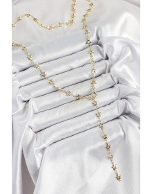 Pirinç Gold Renk Yıldızlı Kadın Y Kolye