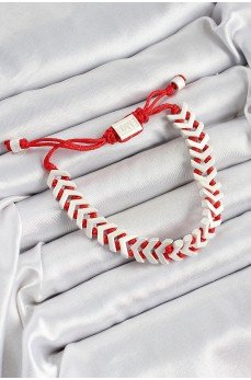 Pirinç Asansörlü Kırmızı Beyaz Juju Kadın Bileklik Pirinç Asansörlü Kırmızı Beyaz Juju Kadın Bileklik