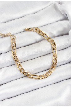 316L Çelik Gold Renk Zincir Erkek Bileklik