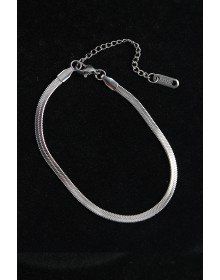 316L Çelik İtalyan Model Gümüş Renk Erkek Bileklik