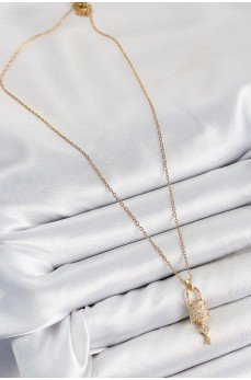 316L Çelik Zirkon Taşlı Kilit Ve Sallantılı Anahtar Model Gold Renk Kadın Kolye 316L Çelik Zirkon Taşlı Kilit Ve Sallantılı Anahtar Model Gold Renk Kadın Kolye