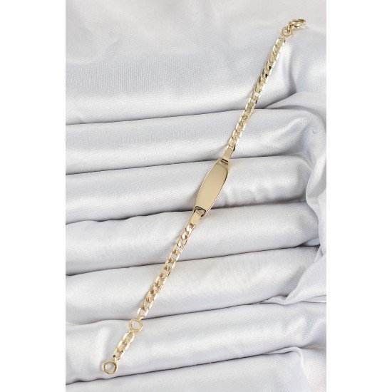 Pirinç Oval Model Gold Renk Xuping Bebek Künyesi Pirinç Oval Model Gold Renk Xuping Bebek Künyesi