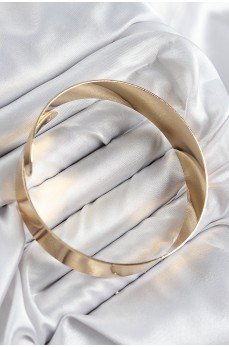 Pirinç Sarmal Model Gold Renk Pazu Bileklik