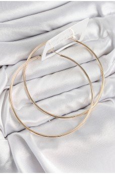 Pirinç Halka Model Gold Renk Kadın Küpe Pirinç Halka Model Gold Renk Kadın Küpe