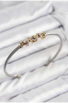 316L Çelik Zirkon Taşlı Model Gold Ve Gümüş Renk Kadın Bileklik 316L Çelik Zirkon Taşlı Model Gold Ve Gümüş Renk Kadın Bileklik