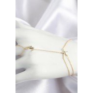 Pirinç Zirkon Taşlı Deniz Atı Ve Yıldız Model Gold Renk Şahmeran